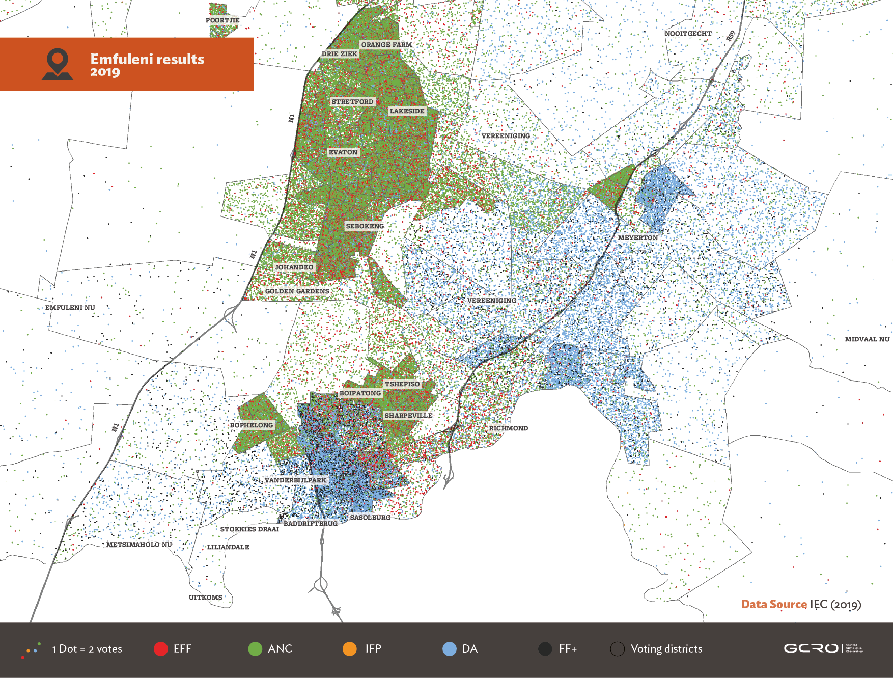 2019 Gauteng provincial election results | GCRO