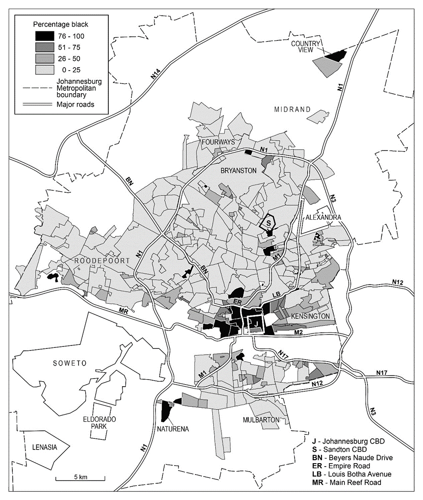 The geography of desegregation in Johannesburg | GCRO